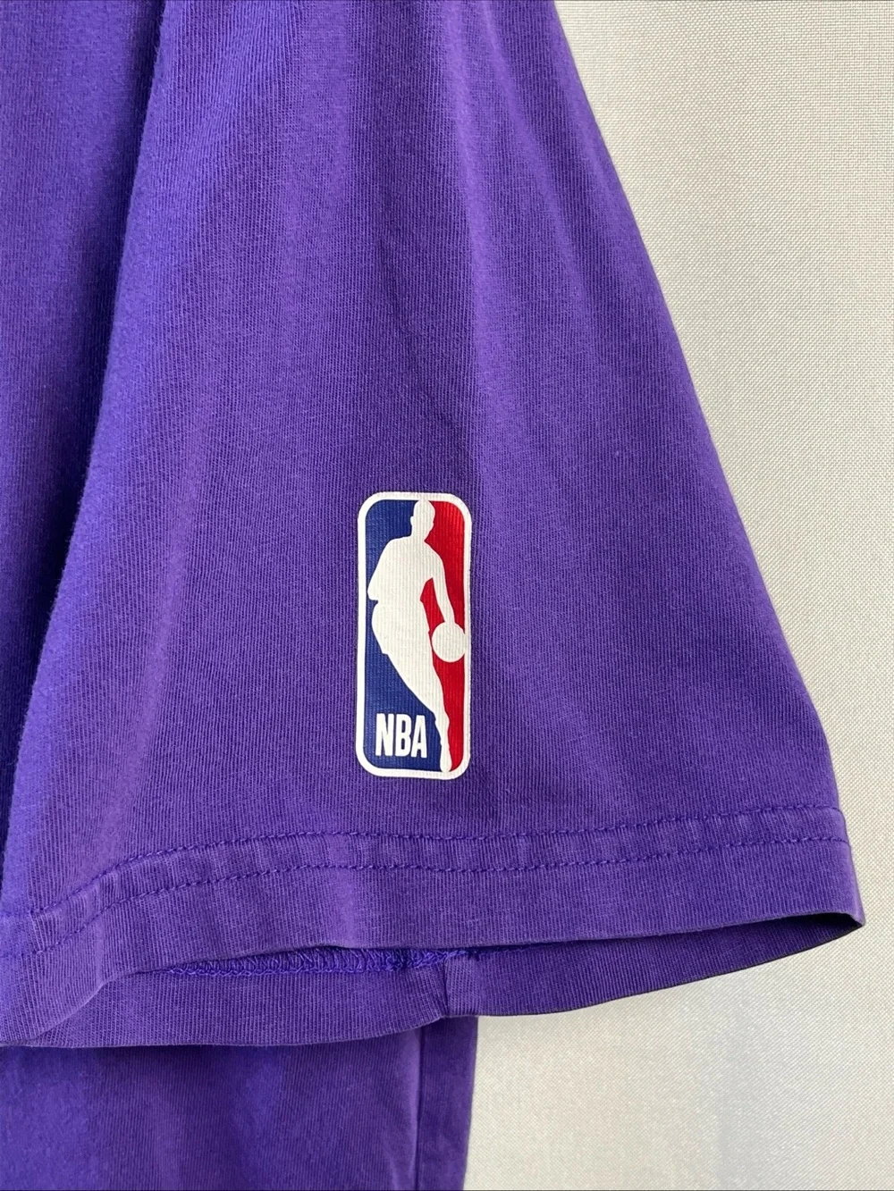 Nike Los Angeles Lakers Shirt Mens Purple NBA Basketball T-Shirt Loose Fit Small